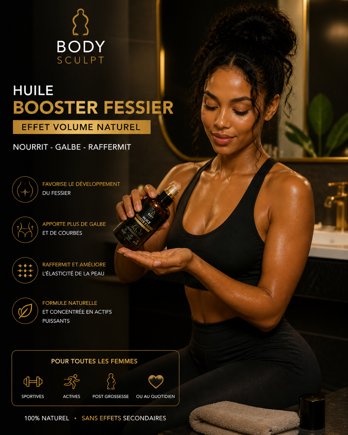 Huile Booster Fessier - BODY SCULPT