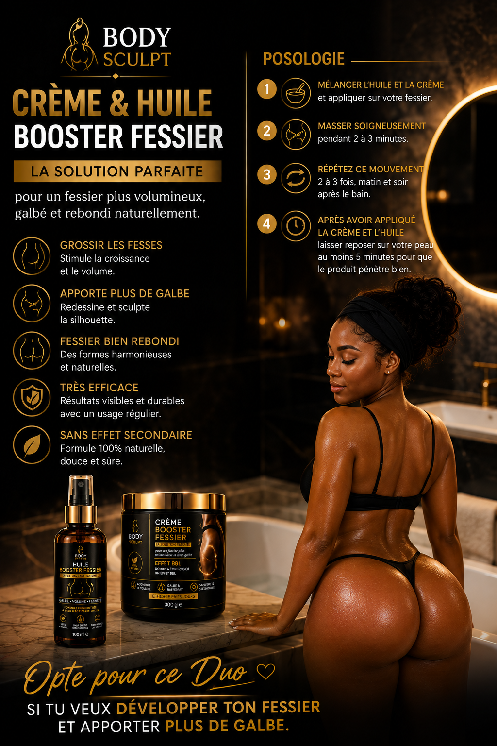DUO BOOSTER FESSIER - VOLUME & GALBE