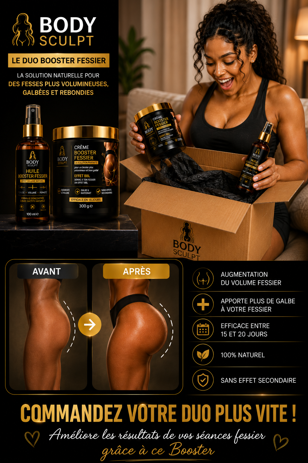 DUO BOOSTER FESSIER - VOLUME & GALBE
